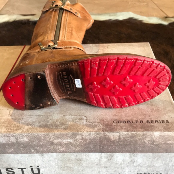 Bed Stu knee high GoGo boot in tan rustic - Picture 5 of 6